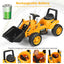 Excavatrice à pédales pour enfants - Jaune