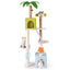 Árbol para gatos temático de playa de 71 pulgadas y múltiples niveles