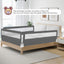 71 Inch Extra Long Swing Down Bed Guardrail - Gray