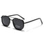 Lunettes de soleil carrées polygonales polarisées