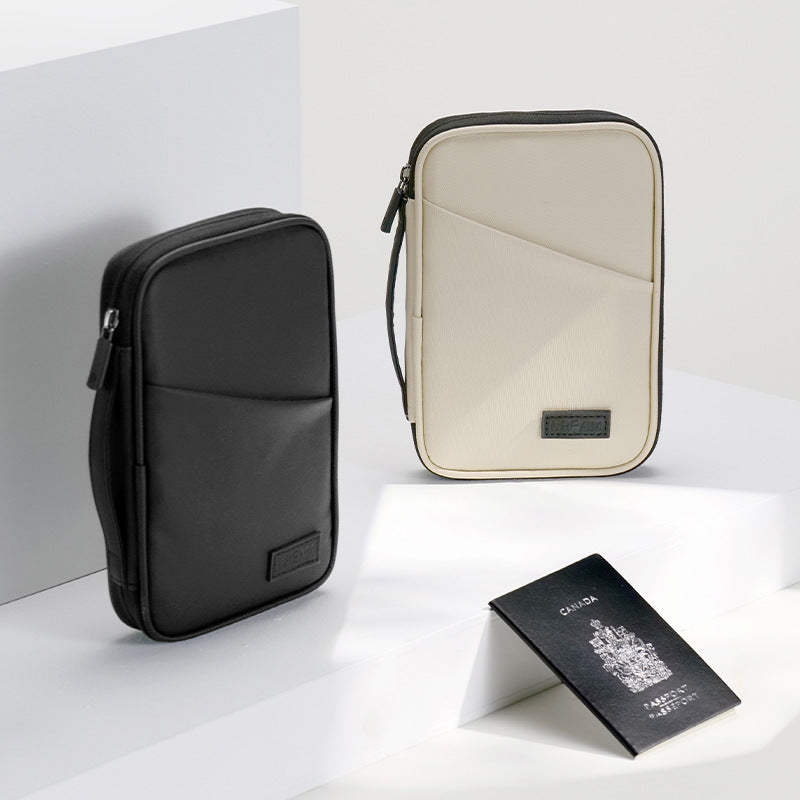 Elegante Porta Pasaporte para Almacenamiento de ID de Viaje