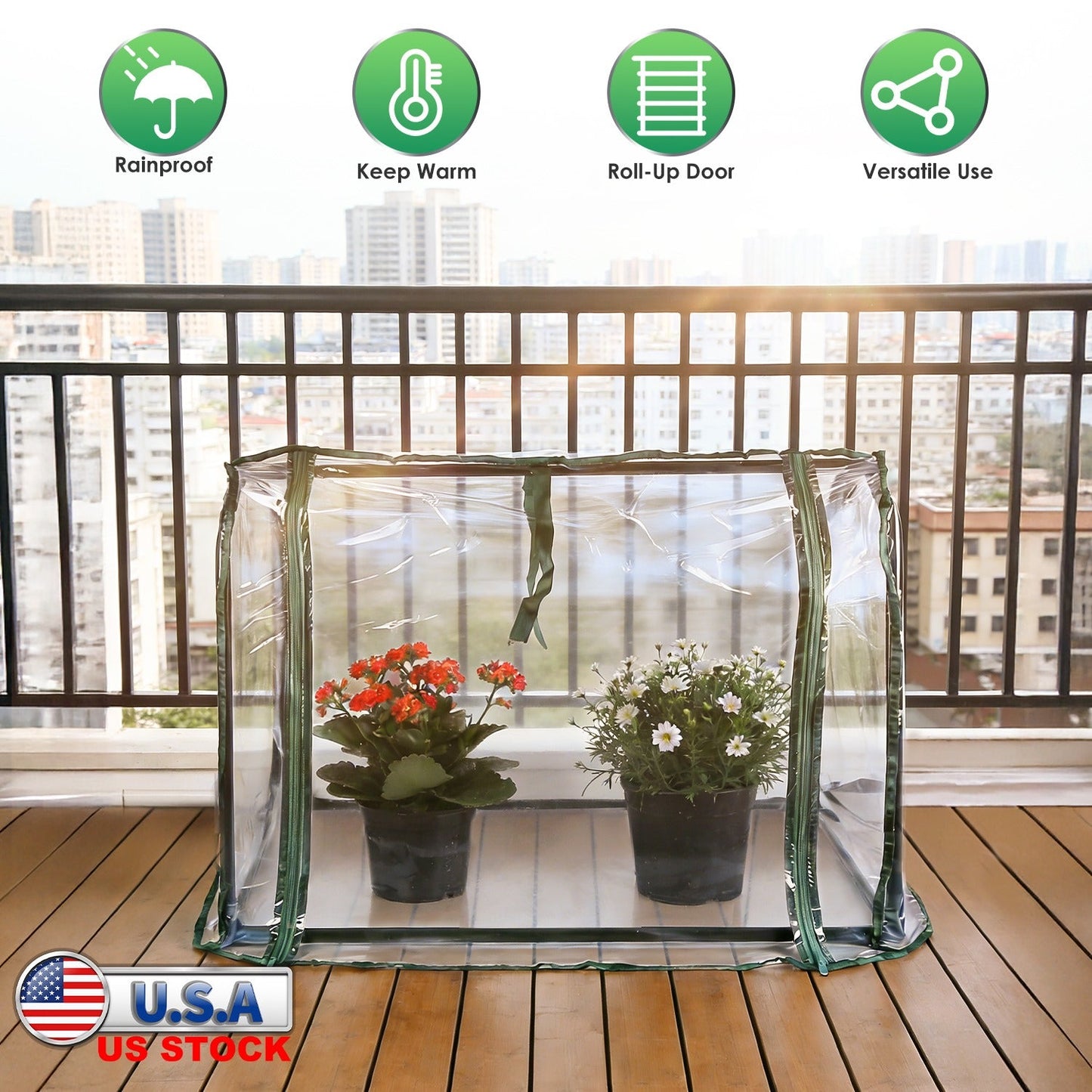 Invernadero Mini Compacto de Mesa para Uso Interior y Exterior