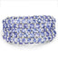 2.47 Carat Genuine Tanzanite Cluster Ring in Sterling Silver