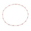 Collier en morganite véritable de 1,62 carat en argent sterling .925