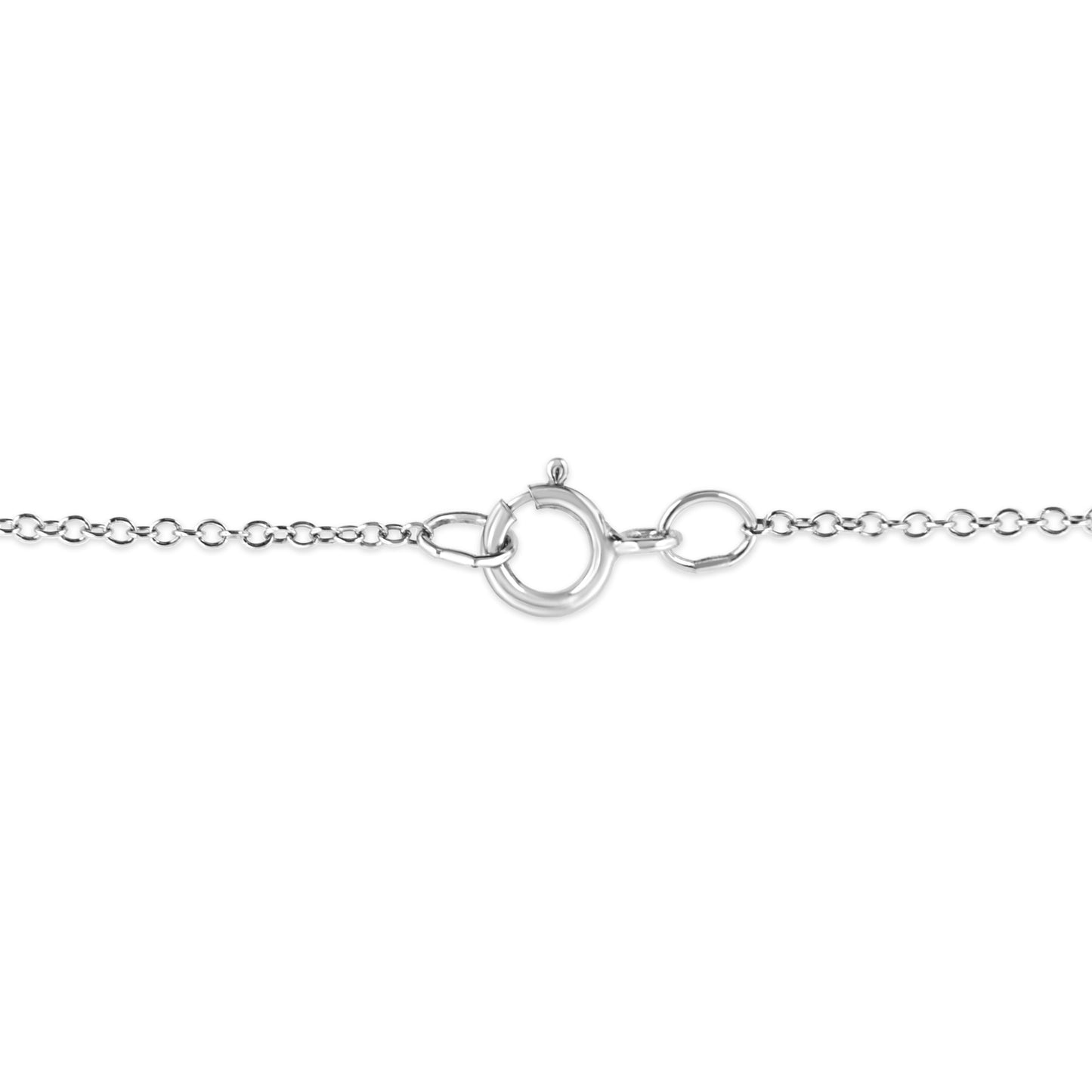 Collar de Colgante de Estrella de Mar con Diamantes en Acero Inoxidable .925