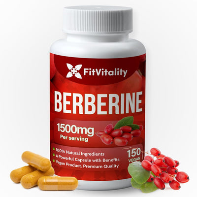 Premium Berberine Supplement - Non-GMO, Gluten-Free