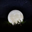 Lampe de Lune Imprimée en 3D - Lampe de Nuit à Contrôle Tactile