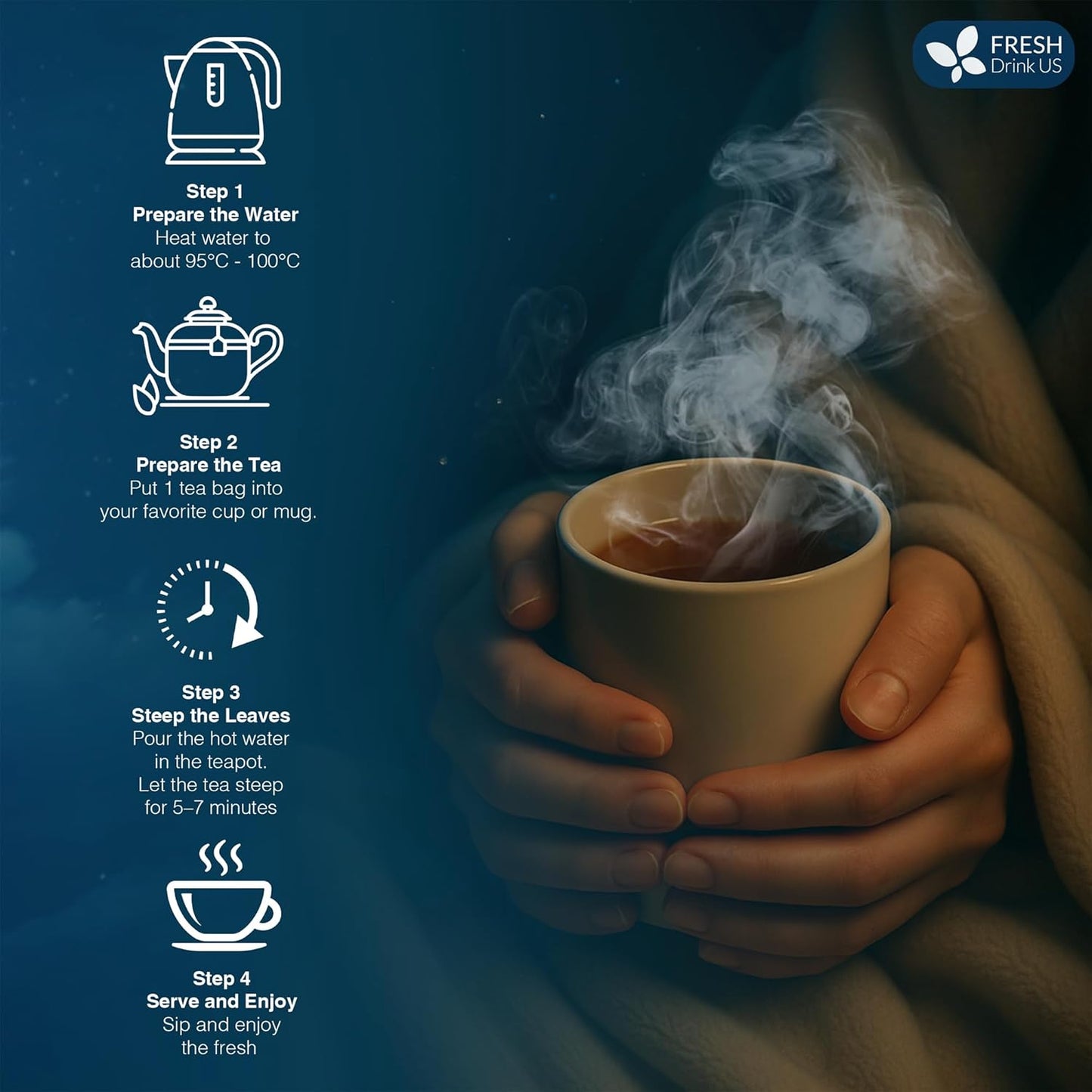 Mezcla de Té Herbal Premium para Dormir - Sin Cafeína a Granel