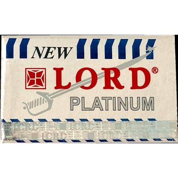 Lames de rasoir double tranchant Lord Platinum - 5 pièces