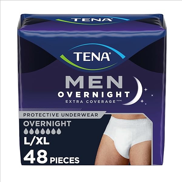 Sous-vêtements d'incontinence TENA Men, absorption maximale, X-Large, 56 ct