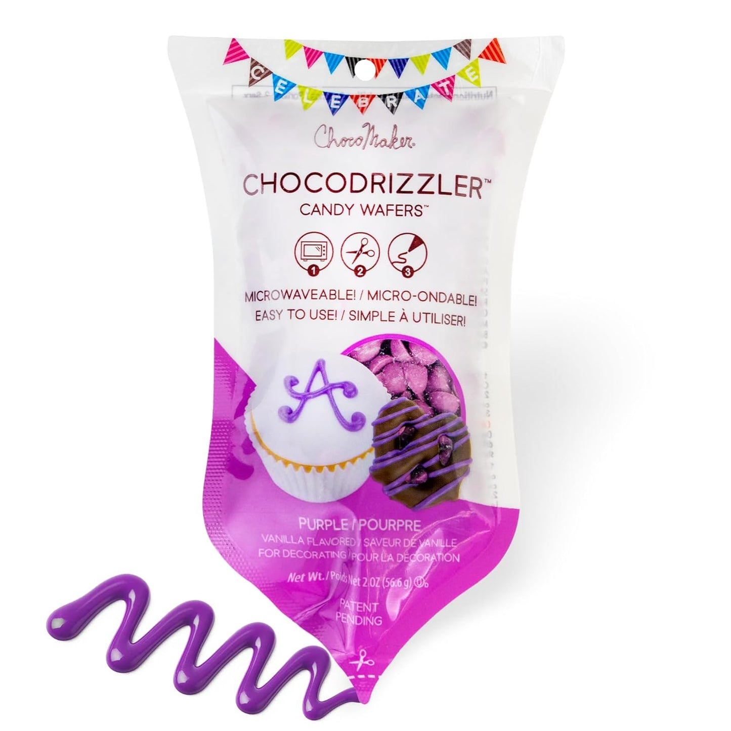 Wafers de Caramelo con Chocolate para Rociar - Bolsa Microondas (Caja de 12)