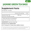 Premium Jasmine Green Tea Bags - Natural & Vegan