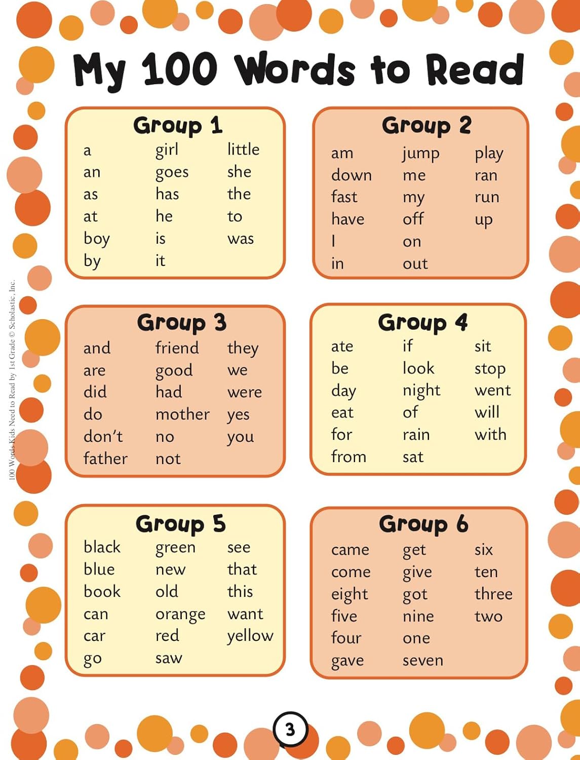 100 mots essentiels pour les enfants : Maîtrise des mots fréquents pour les élèves de CP (Reliure spirale)