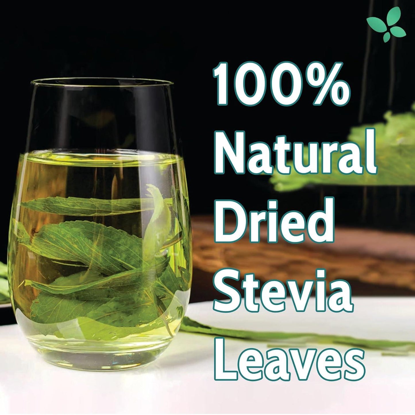 Stevia Leaf, Whole Dried Leaves, Tea Bags, Powder, 100% Natural and Pure from Stevia Leaves. Sugar Substitute for Tea, Coffee. Loose Leaf Stevia Herbal Tea. Zero Calorie Sweetener. No Sugar, No Caffeine, No Gluten, Vegan. - Korvel