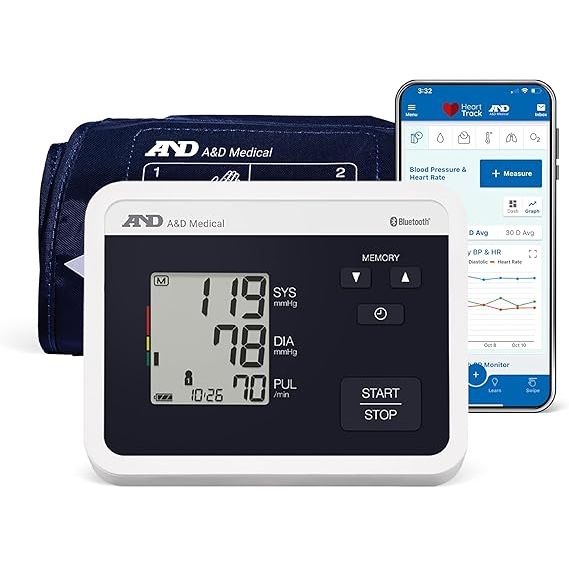 Monitor de Presión Arterial Bluetooth de Nueva Generación - Manguito para el Brazo Superior Multiusu