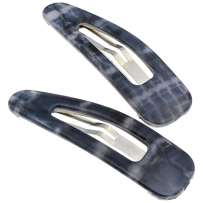 Camila Paris CP3094 Gray Snap Hair Clips - Set of 2