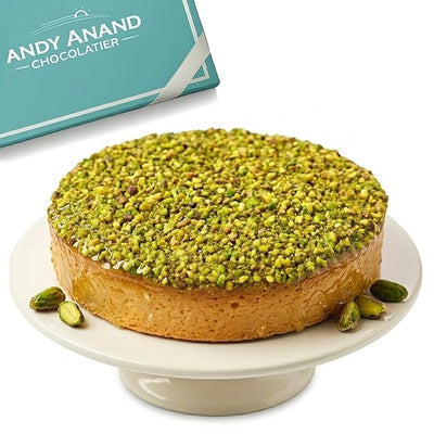 Andy Anand Sugar Free Keto Caramel Pistachios Cake 9" - 2 lbs
