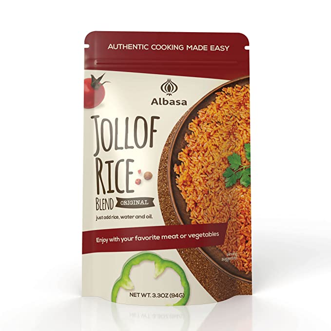 Albasa Jollof Rice Blend – Authentic West African Recipe, Gluten-Free - Korvel