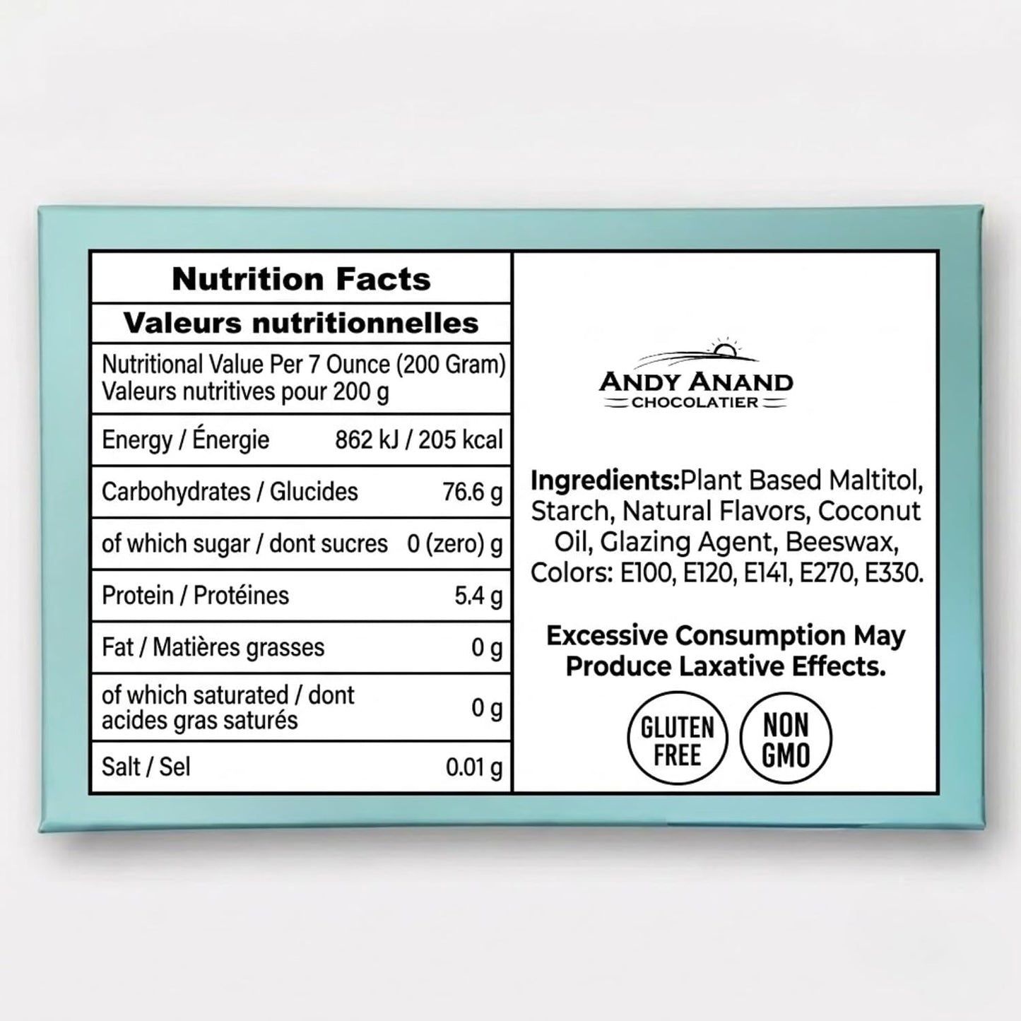 Andy Anand Bonbon Gélifié Vin Hollandais Sans Sucre - Fruité, Sans Gluten, 7 Oz
