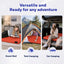 Hazli Ultra Comfort Air-Cell Memory Foam Camping Mattress