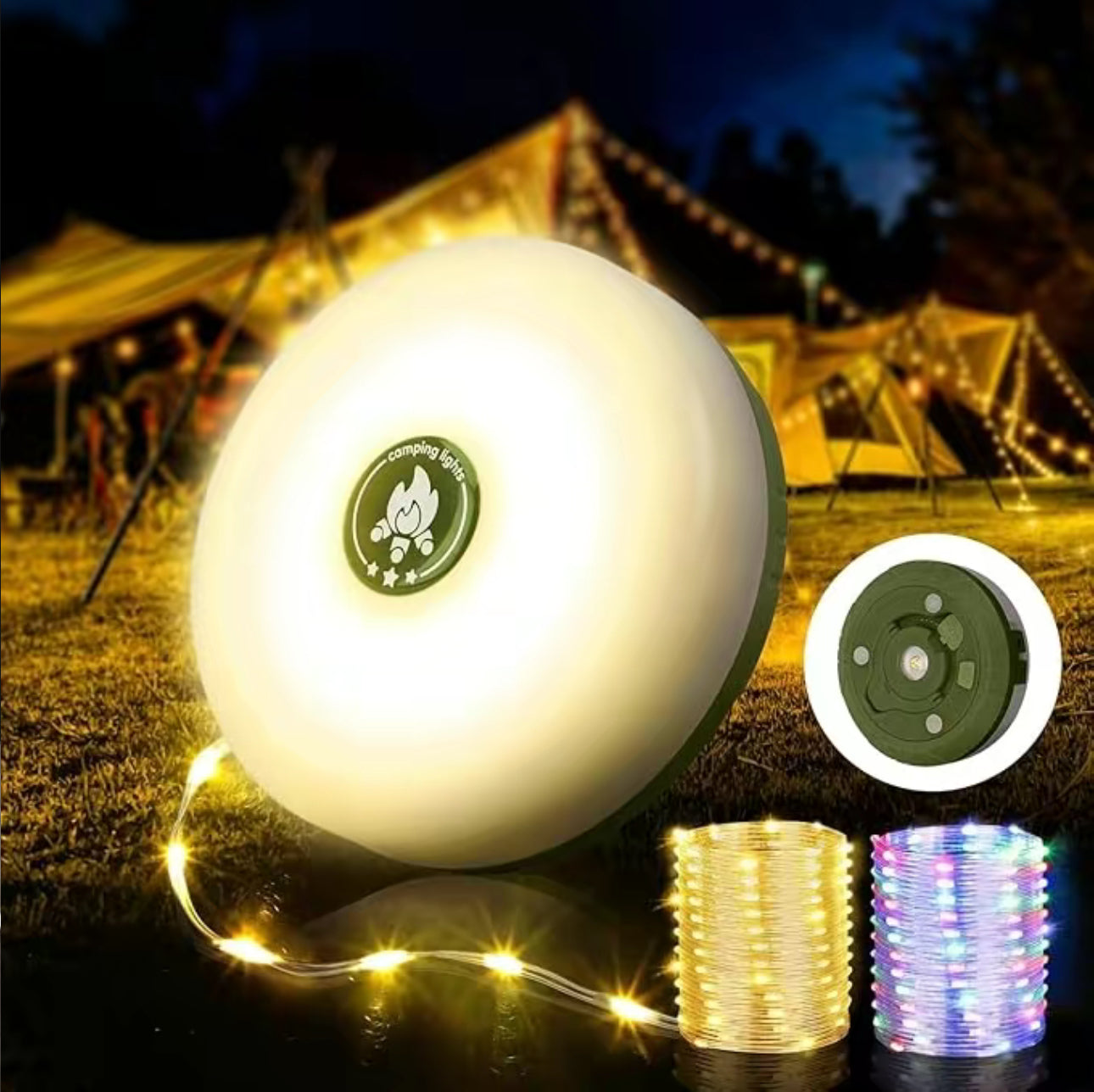 GlowTrail 4-in-1 Camping Light - Korvel