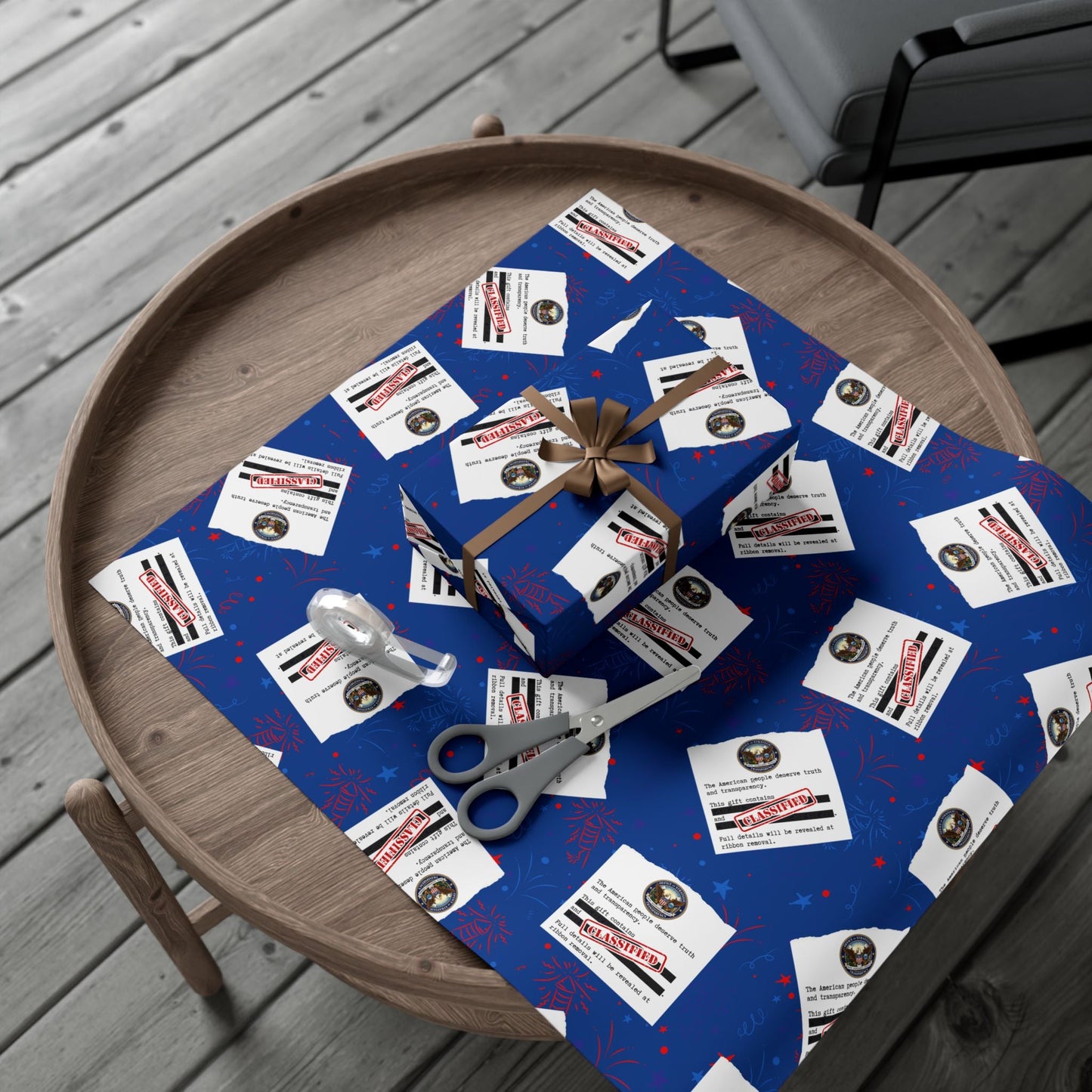 Papel de Regalo de Documentos Clasificados para Todas las Ocasiones