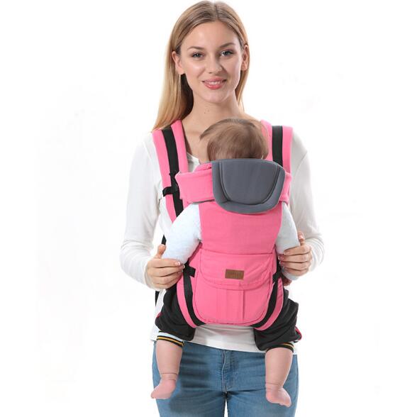 0-30 Months Breathable Front Facing Baby Carrier 4 in 1 Infant Comfortable Sling Backpack Pouch Wrap Baby Kangaroo New - Korvel