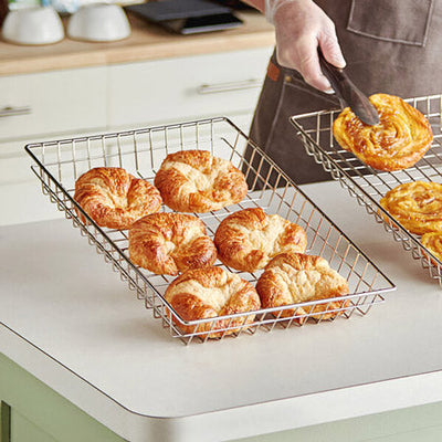 Elegant Wire Serving Baskets - 2 Sizes for Desserts