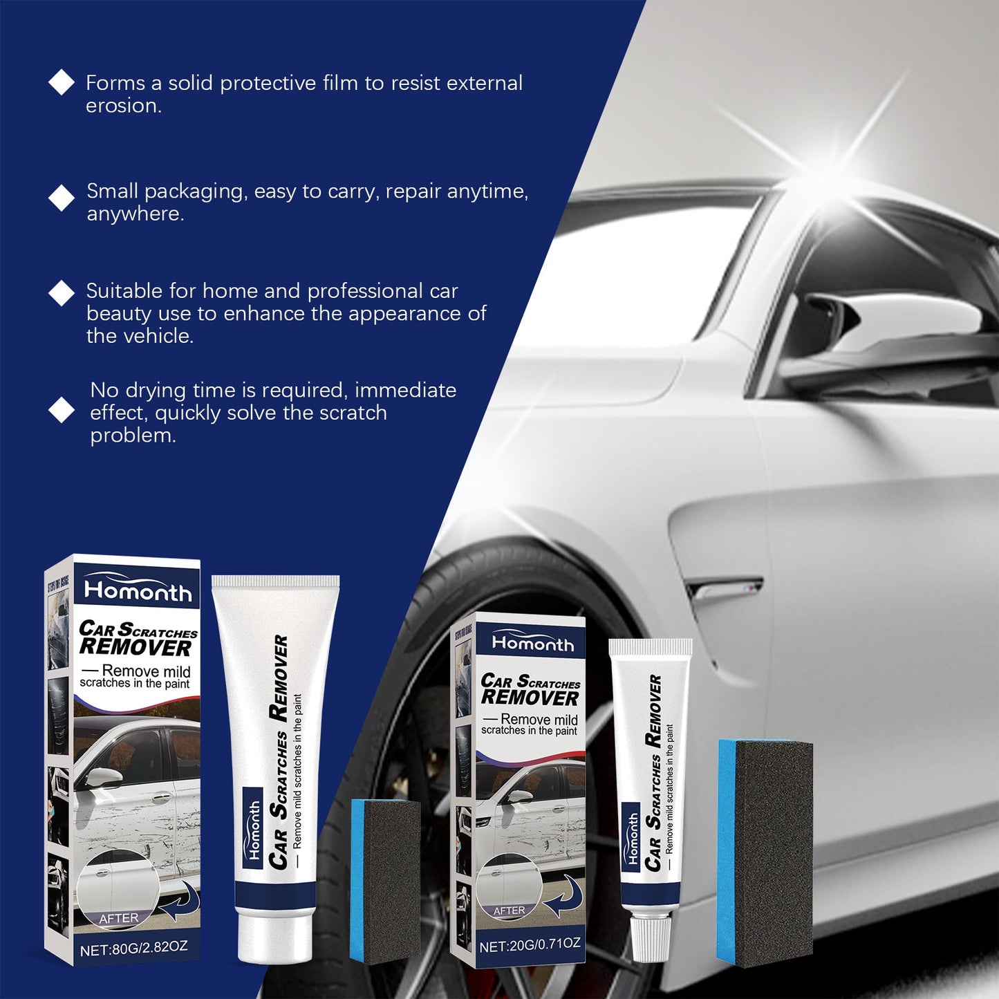 Automotive Scratch Care Agent Removing Marks Abrasive Paint Polishing Wax Car Scratch Repair - Korvel