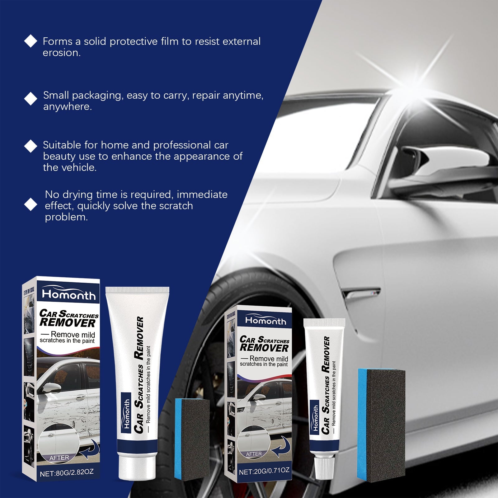 Automotive Scratch Care Agent Removing Marks Abrasive Paint Polishing Wax Car Scratch Repair - Korvel