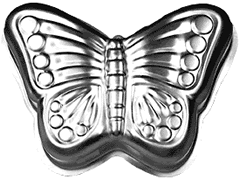 Molde para Pastel en Forma de Mariposa - Molde de Hornear de Aluminio Grande