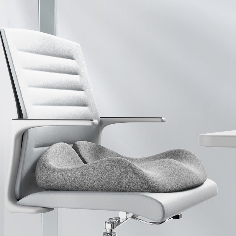 Memory Foam Coccyx Cushion. Alleviates tailbone/sciatica/back pain. Non - slip for office/car seats. - Korvel
