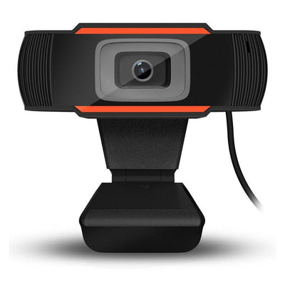 720p HD Webcam with Microphone for Clear Video Calls