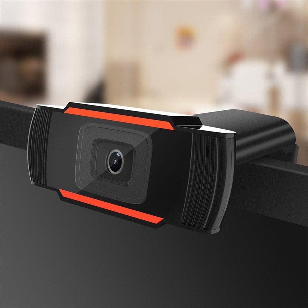 720p HD Webcam with Microphone for Clear Video Calls