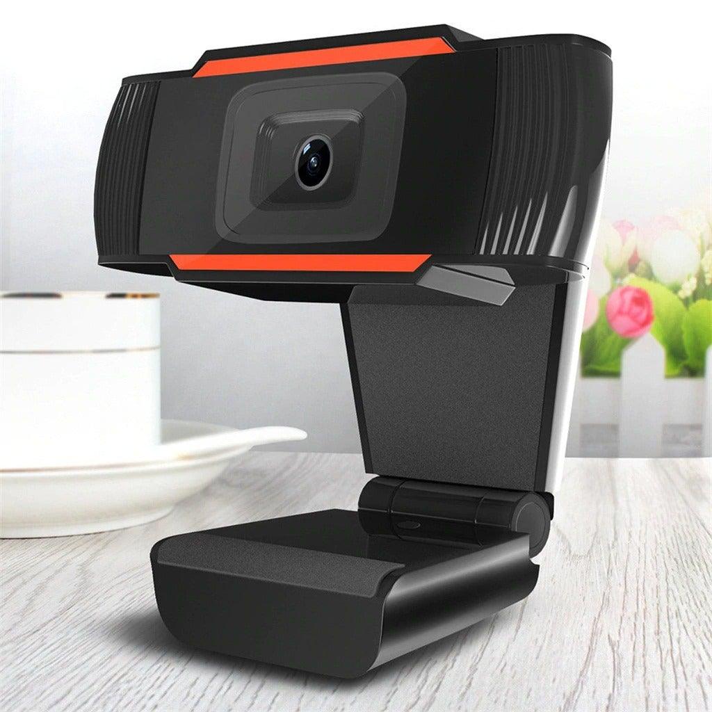 720p HD Webcam with Microphone for Clear Video Calls
