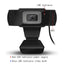720p HD Webcam with Microphone for Clear Video Calls