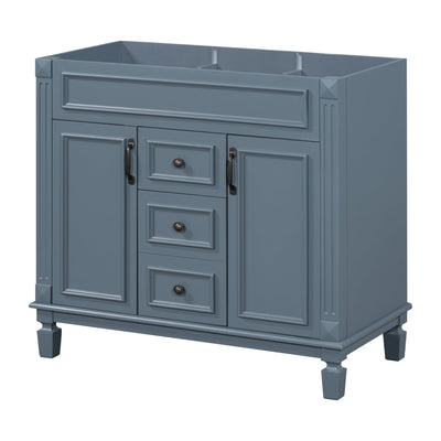 36'' Modern Bathroom Vanity - Cabinet Only with Soft Closing Doors