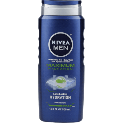 Nivea Men Maximum Hydration 3-in-1 Body Wash - 16.9 oz