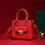 Women's Urban Minimalist Crossbody Handbag in Chinese Red