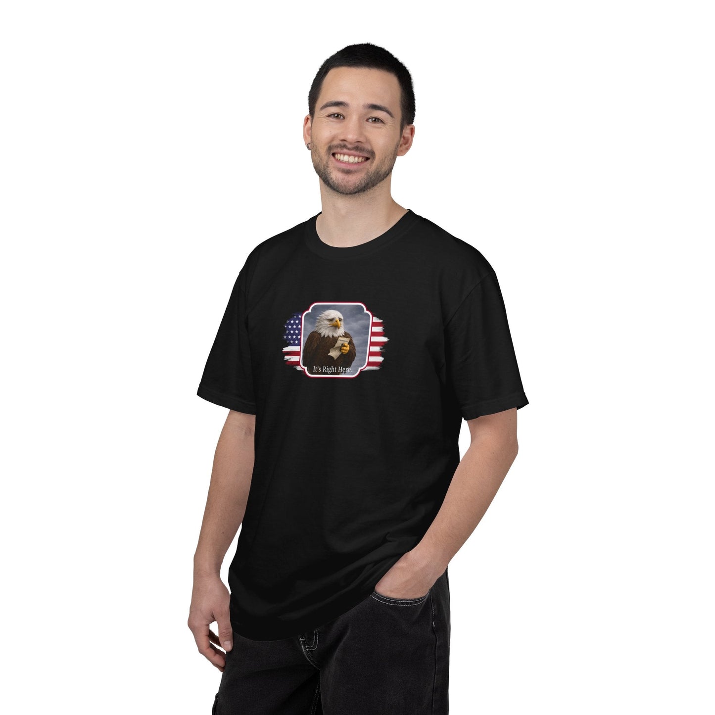 Camiseta de Parodia Política It’s Right Here