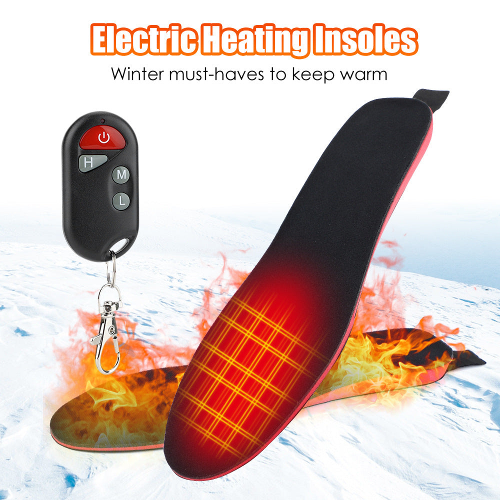 3-Speed USB Charging Heated Insoles for Winter Comfort