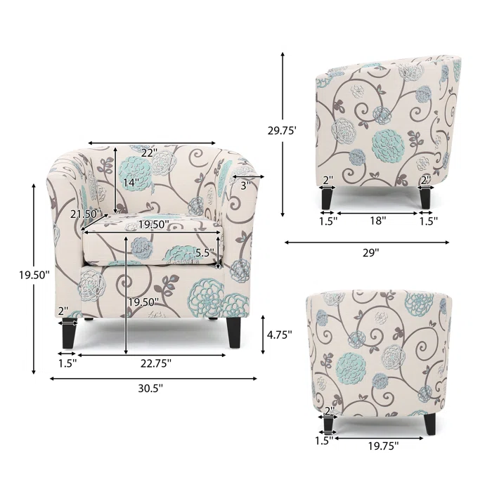 Fauteuil Plaza Club - Confort Élégant pour Votre Espace