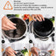 Food Cutter For Thermomix TM5 TM6  Chopper Vegetable Peeler Cooking Masher Slicing Shredding Multifunctional Fine Peeler Set - Korvel