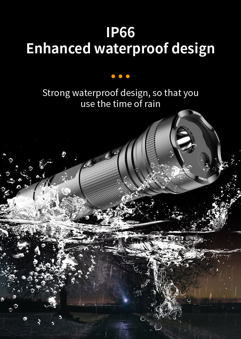DV4000 4K HD Waterproof Action Camera with Strong Light Flashlight