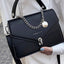 Chain PU Leather Detachable Shoulder Strap Handbag - Korvel