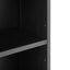 Armoire de Salle de Bain Élégante et Haute avec Étagère Réglable - Noir