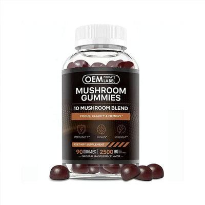Mushroom Gummies Brain Booster Lion Mane Mushroom Gummies - Korvel
