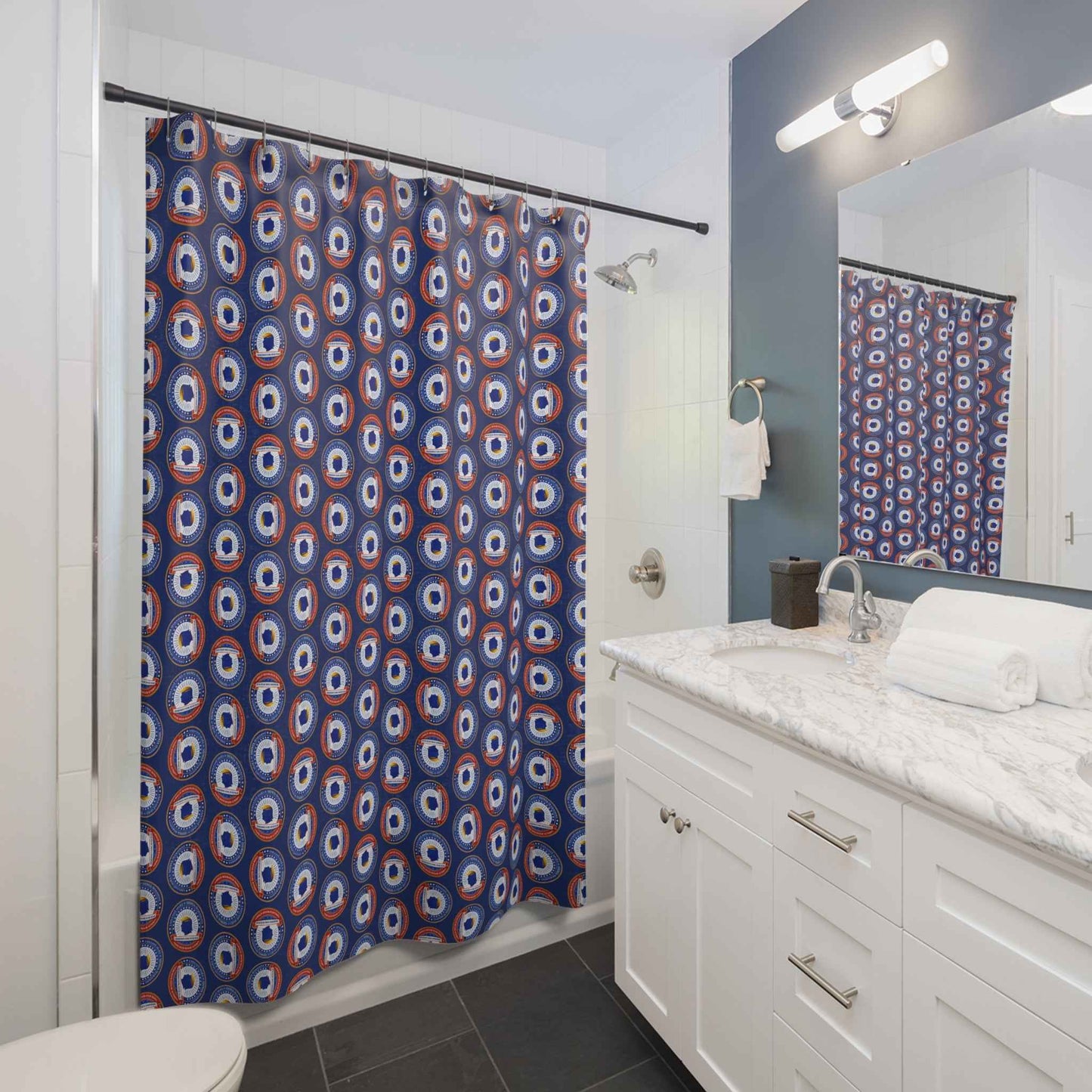 Rideau de douche du Bureau Exécutif des Opérations de Douche – Faux Sceau Patriotique