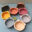 Children's tableware baby bowl children's silicone suction cup bowl bear food supplement bowl - Korvel
