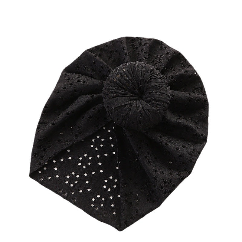 Baby Pullover Cap Cute Lace Hole Donut Baby Indian Tire Cap Children's Headwear - Korvel